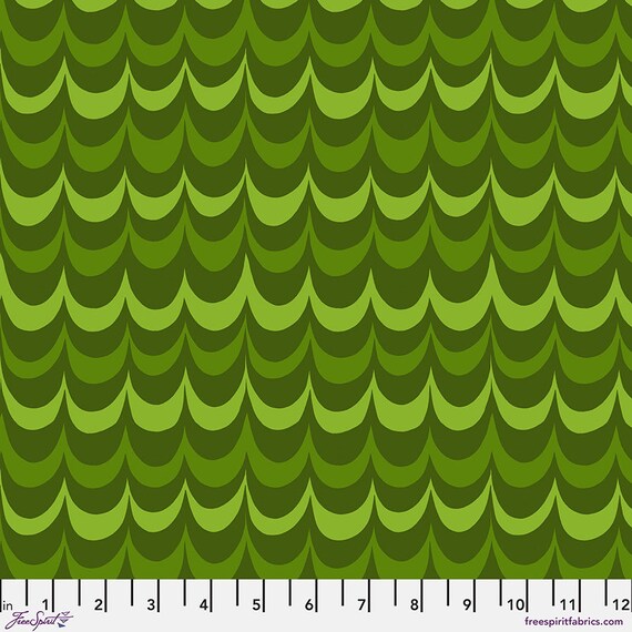 Gloriosa Garden Swag Green - Jane Sassaman - PER QUARTER METRE Gloriosa Garden Swag Green - Jane Sassaman - PER QUARTER METRE