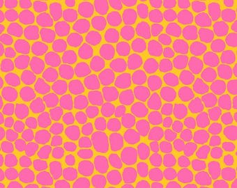 Durcheinander, Gelb - Kaffe Fassett Quilt Stoff 100% Baumwolle lose Ware