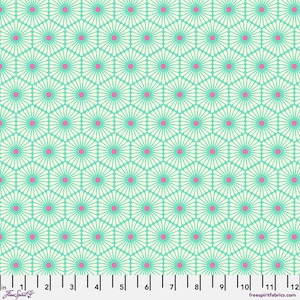 Daisy Chain, Meadow - Tula Pink Besties 100% Cotton Quilt Fabric By the Yard