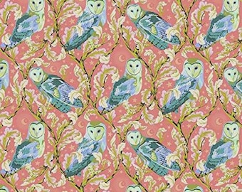 OOP FQ Nachteule, Morgengrauen - Tula Pink Moon Garden 18 x 22 Quilt Stoff