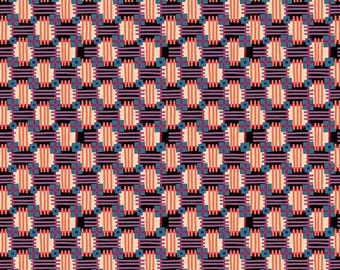 In Town, Licorice - Anna Maria, Love Always, 100% Cotton Quilt Fabric by the yard