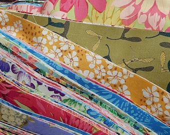 Stoffstreifen - Pack Verschiedene Designer 100% Baumwollstoff Lot - Mehr als 2 Meter