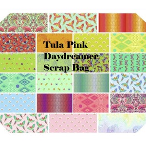 Tula Pink Daydreamer Scrap Bag 100% Quality Quilt Fabric - more than 2 yards