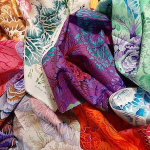 Brassica - Kaffe Fassett Collective Fabric Scraps Pack 100% Cotton fabric lot - More than 2 yards