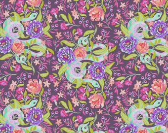 FQ OOP- Hissy Fit, Dusk - Tula Pink, Moon Garden Fat Quarter