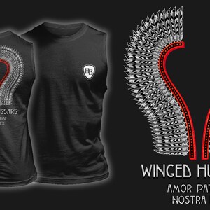 Winged Hussars - Muscle Shirt Black