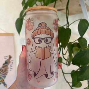 Herbst Ghostie Tasse | Herbst Eiskaffee Tasse