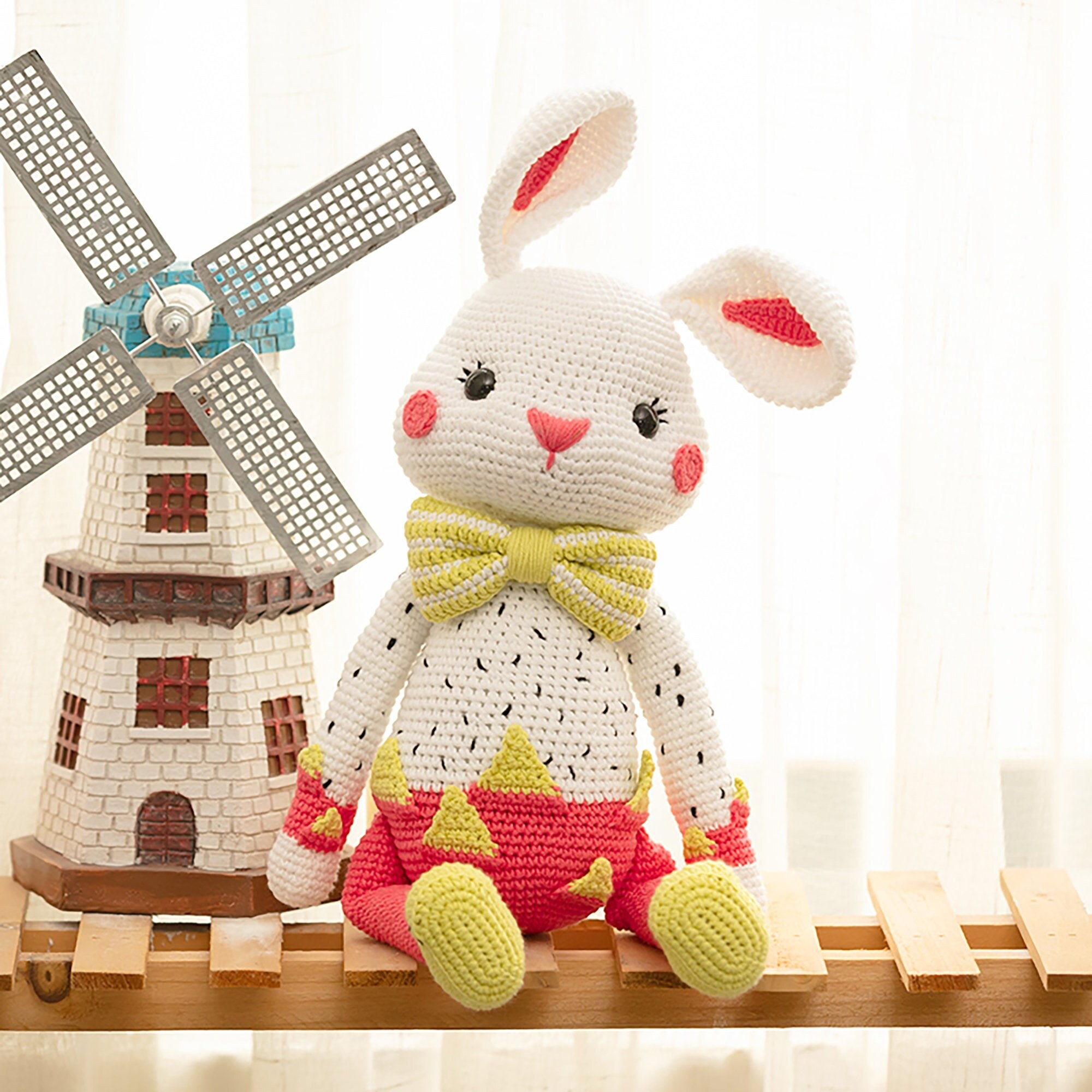 bunny windmill toy