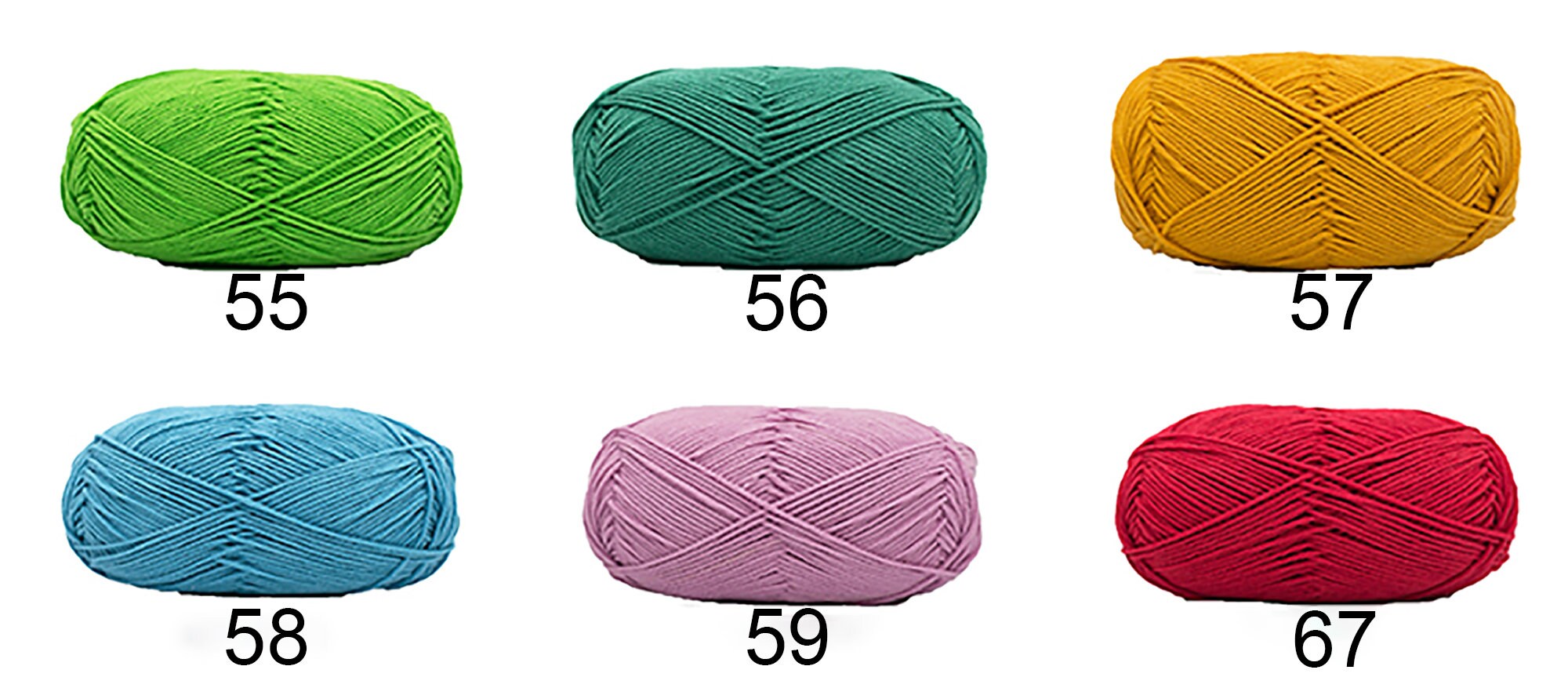 5ply Milk Cotton Yarn for Crochet Etsy