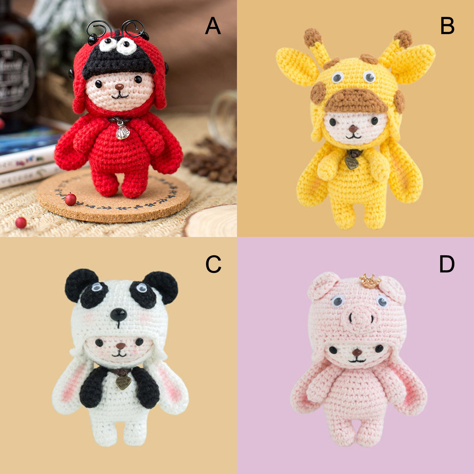 Finished Item Rabbit Keyring Cute Bunny Keychain Crochet Etsy