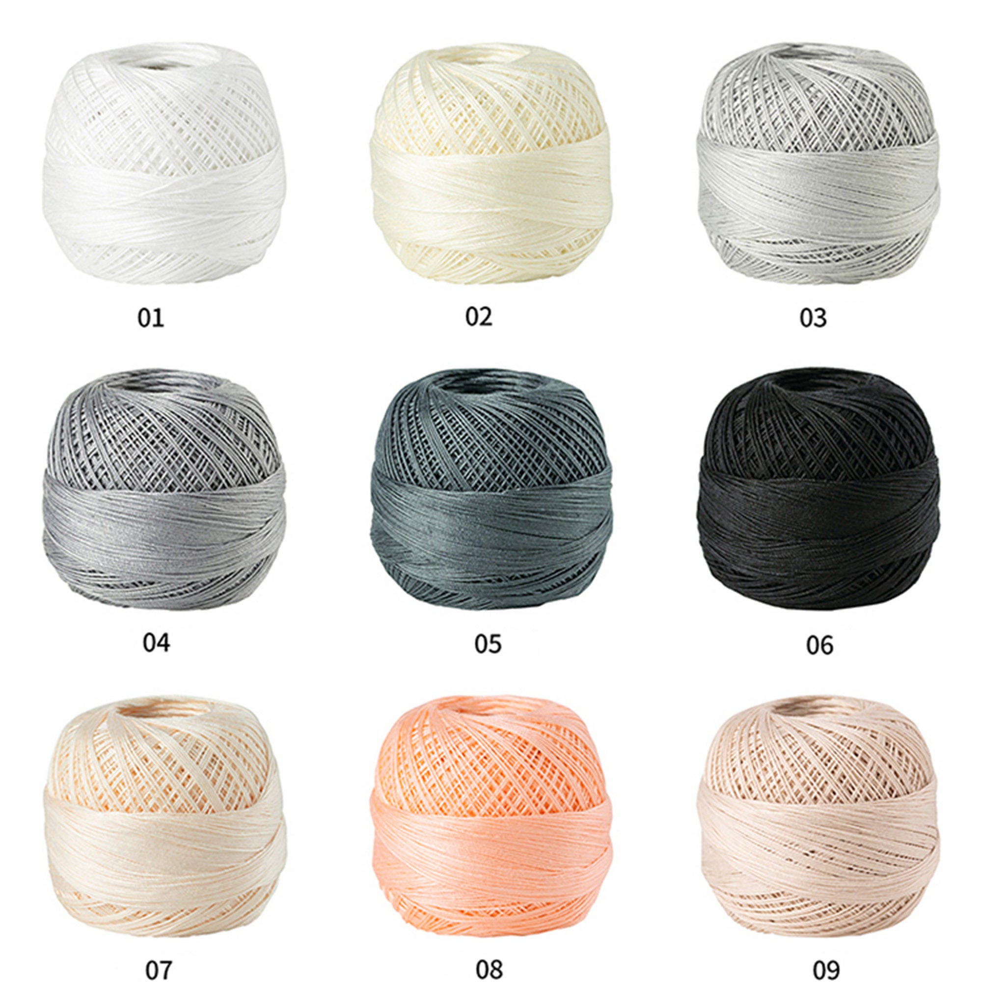 Cotton Lace Yarn in Size 10 for Crochet Micro Hook Doll Etsy