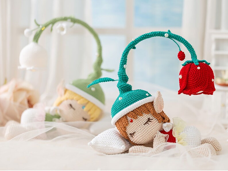 Crochet Flower Fairy Lamp Lily of the Valley Night Light Etsy