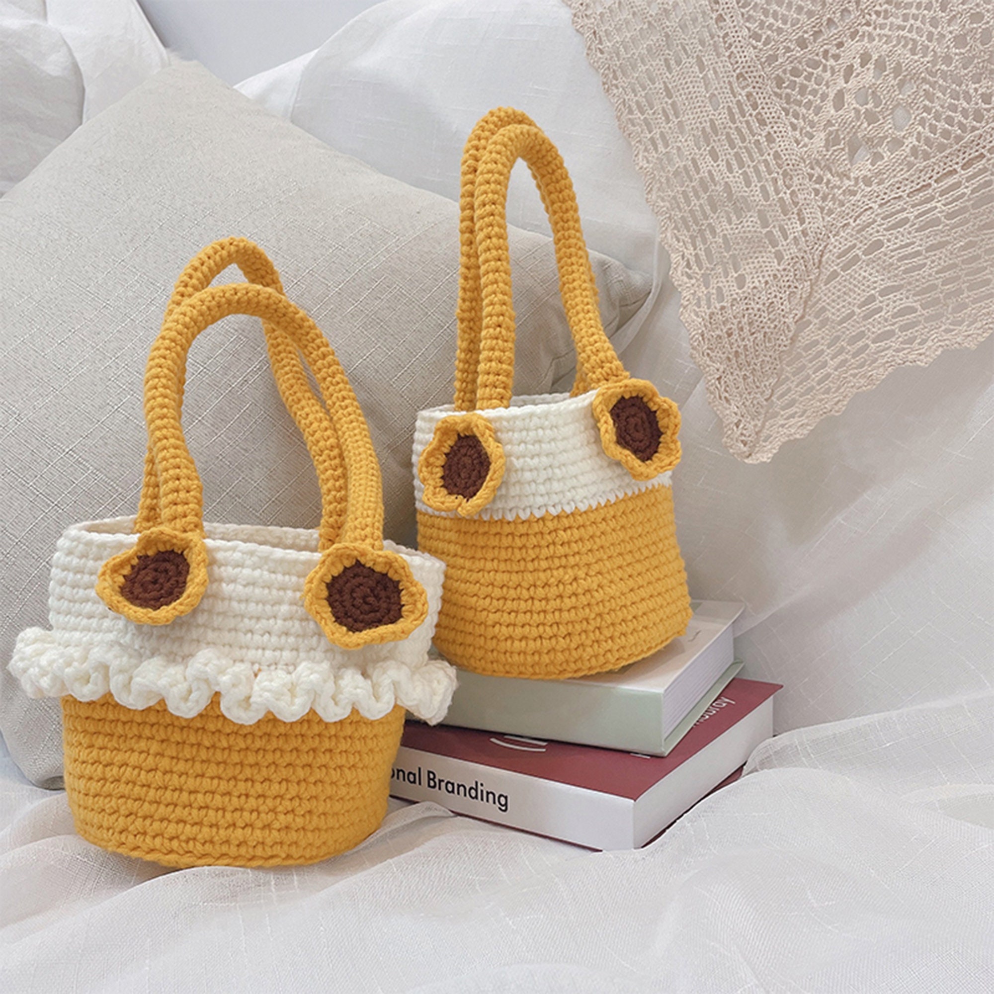 Finished Item Amigurumi Flower Bag Crochet Bag Handmade | Etsy