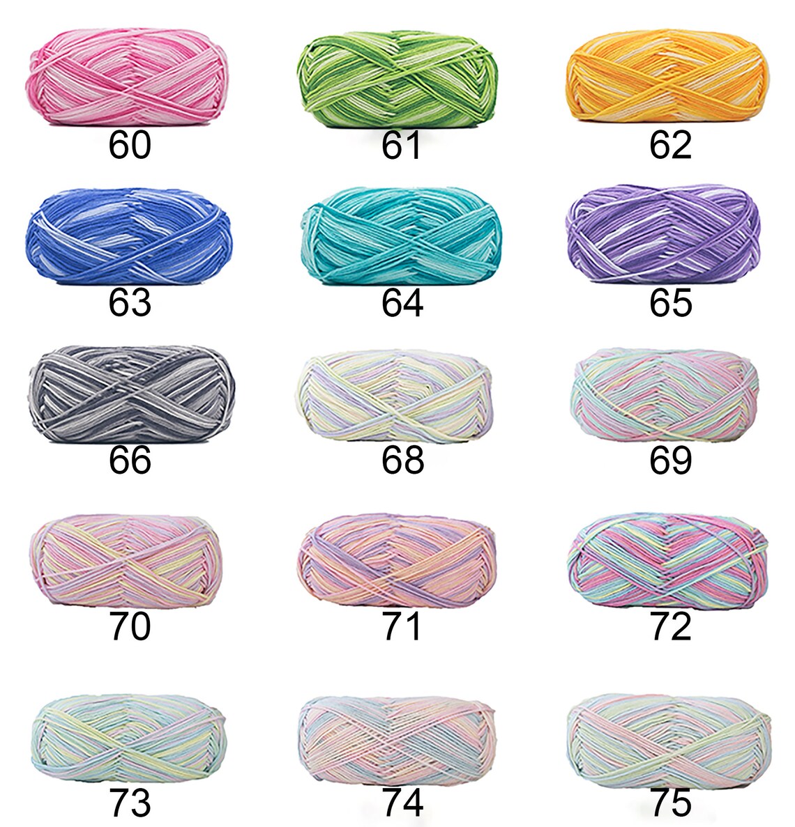 5ply Milk Cotton Yarn for Crochet Etsy