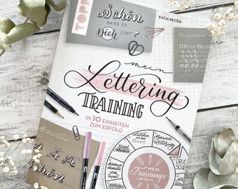 Mein neues  Buch "Mein Lettering Training" - mit Signatur