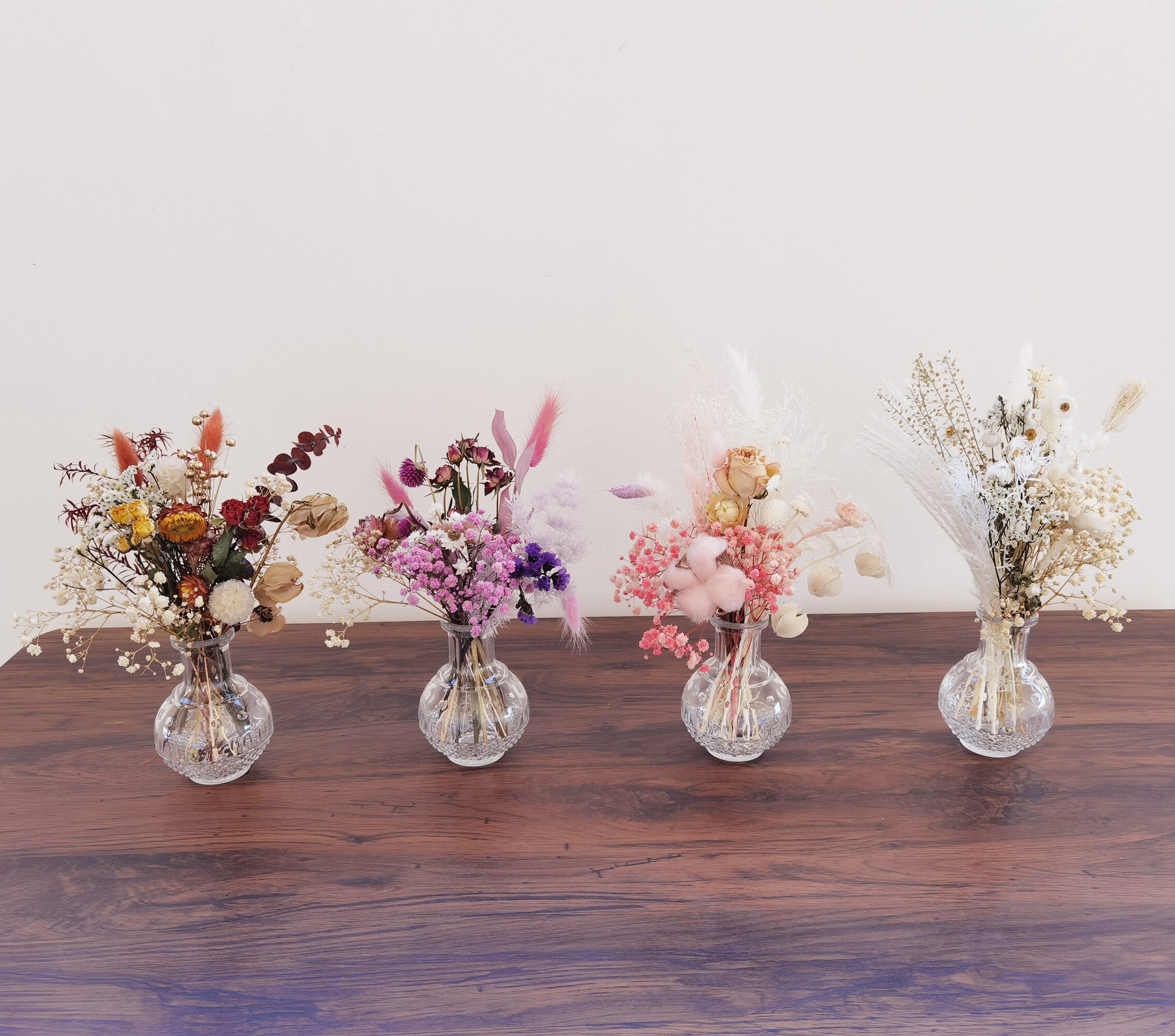 Mini Dried Flower Bouquet All Natural Bohemian Dried Flower Etsy