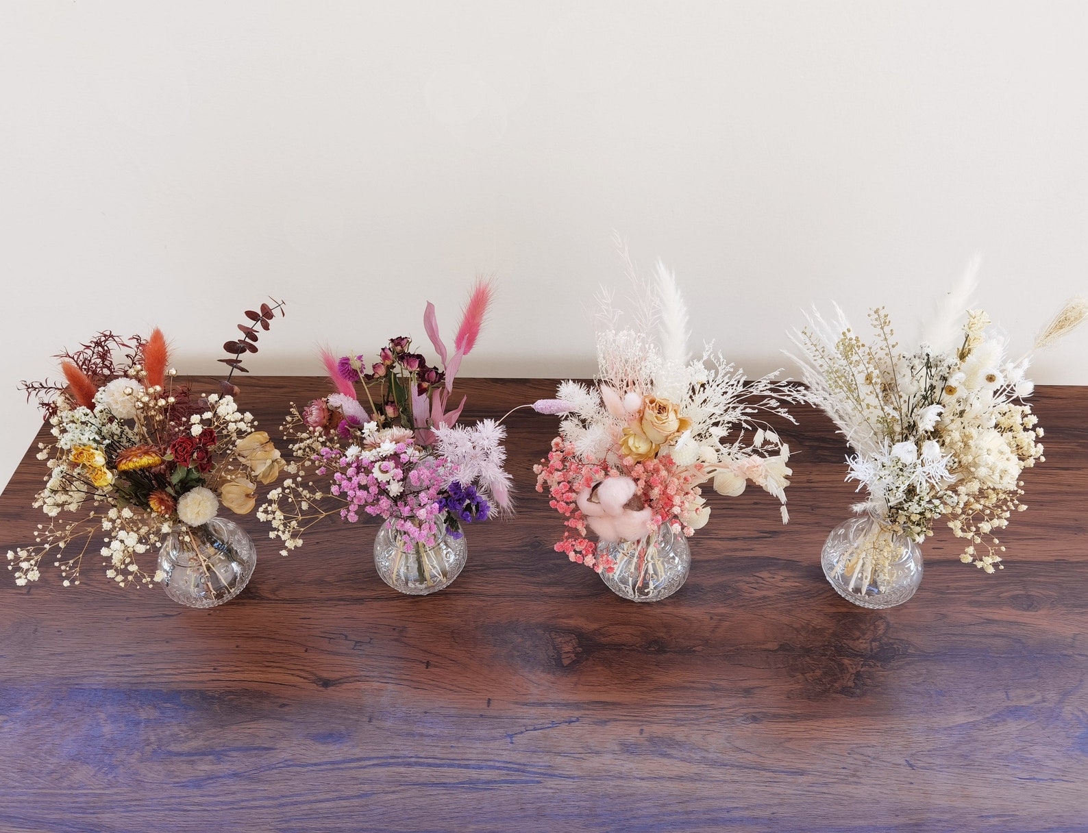Mini Dried Flower Bouquet All Natural Bohemian Dried Flower Etsy