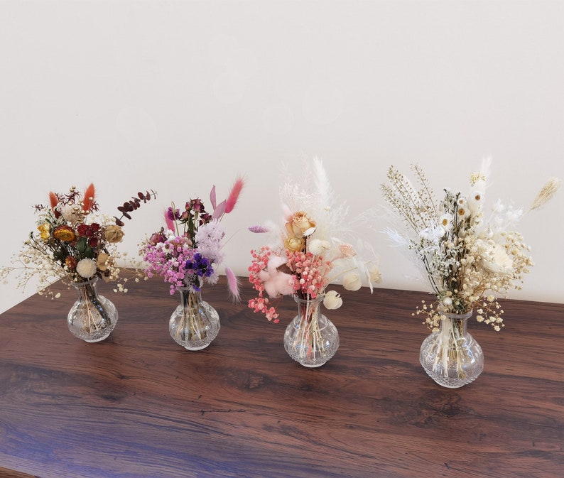 Mini Dried Flower Bouquet All Natural Bohemian Dried Flower Etsy