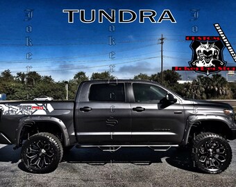 Toyota TRD 2x pcs Tacoma 4Runner Tundra Cruiser Door Handle Decal Emblem Sticker
