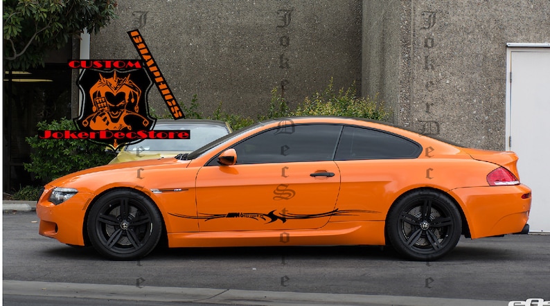 BMW M6 Trible Stickers Vinyl Graphics For BMW M6 graphics