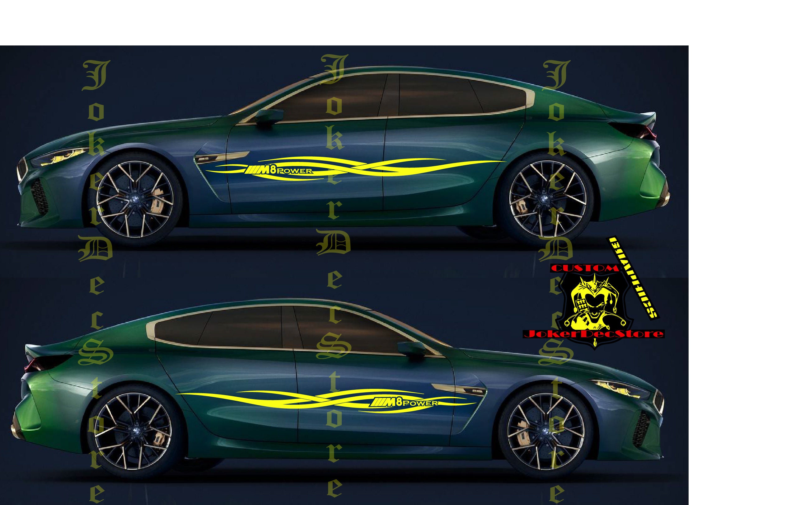 Graphics Racing Sticker Car Vinyl Stripes For M8 decals Etsy