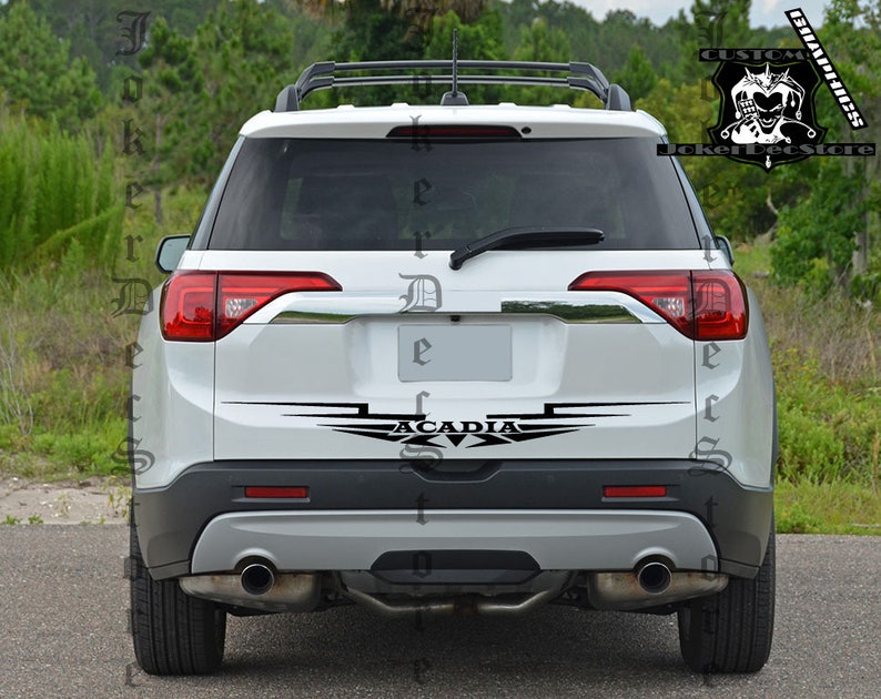 Acadia Tailgate Stickers Racing Decals Custom Graphic Etsy