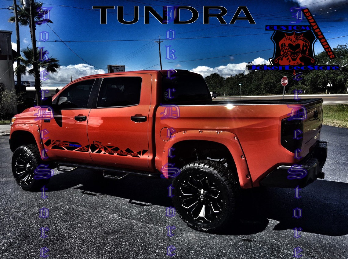 New Design for Toyota Tundra Tacoma TRD Pro Decals TRD | Etsy