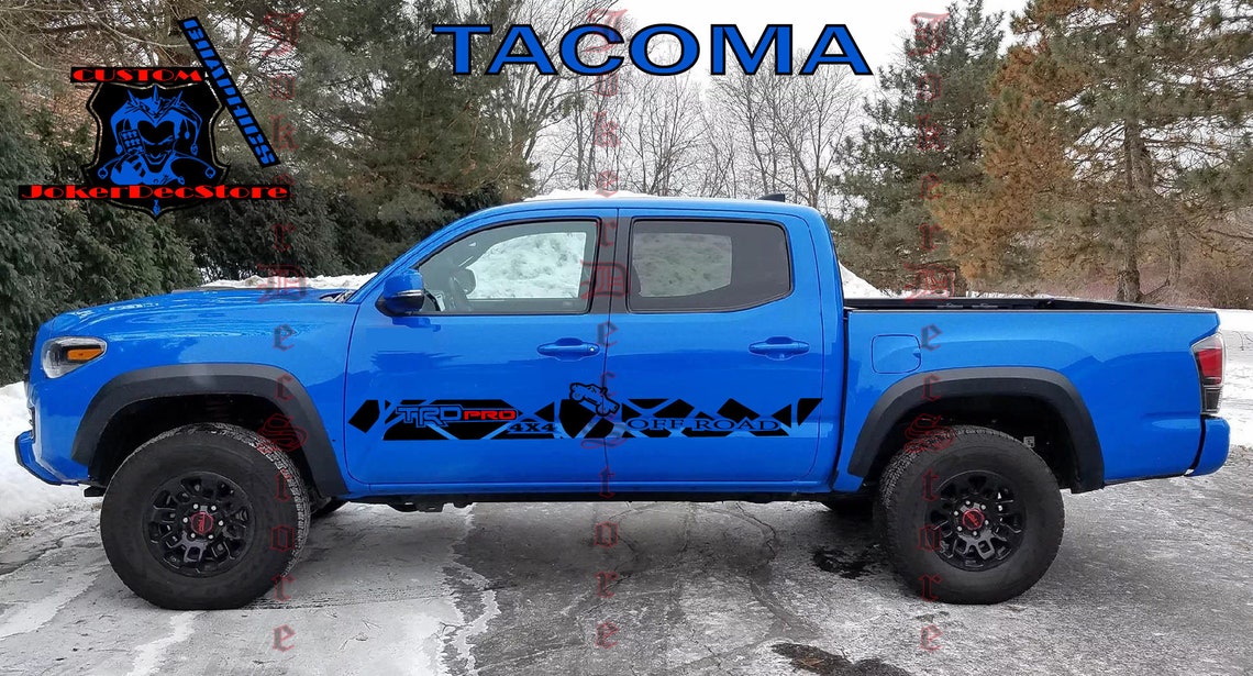 New Design for Toyota Tundra Tacoma TRD Pro Decals TRD | Etsy