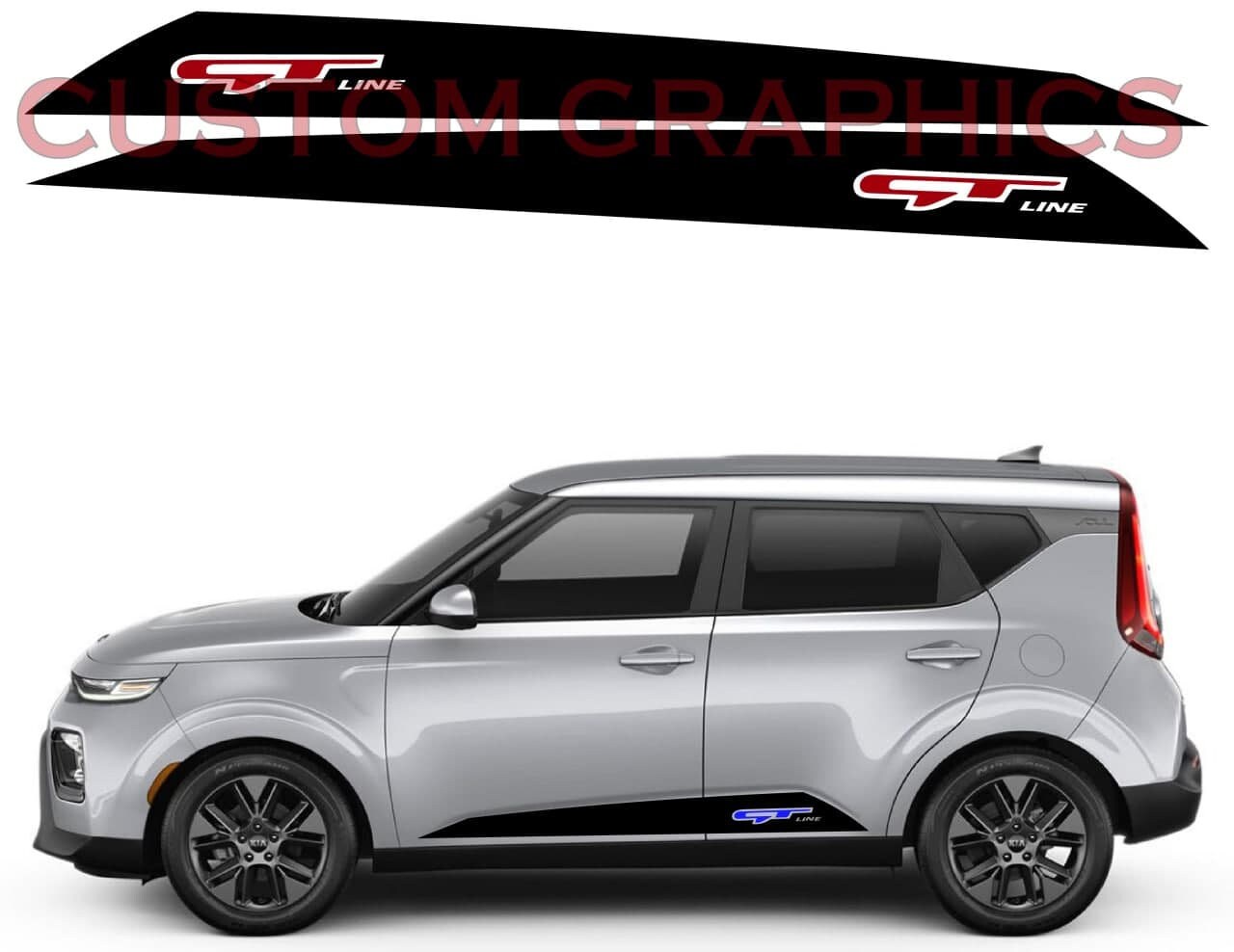 Line Graphic sticker compatible with Kia Soul Soul Sticker Etsy