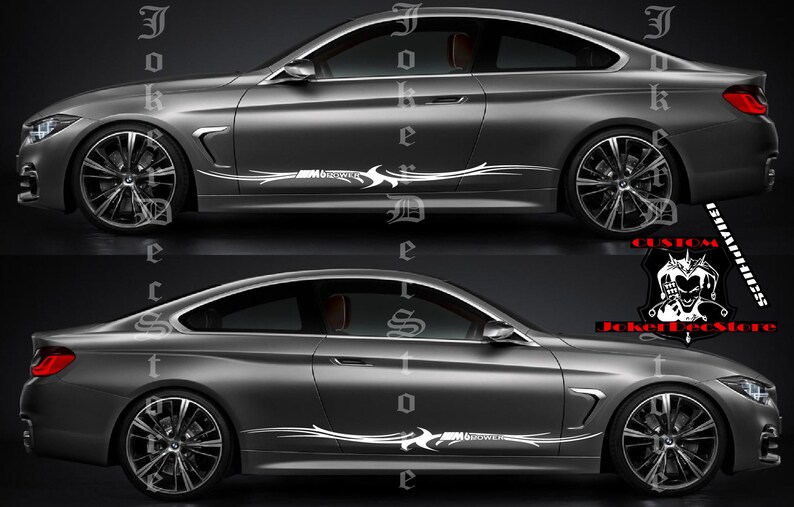 BMW M6 Trible Stickers Vinyl Graphics For BMW M6 graphics
