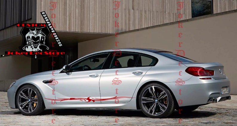 BMW M6 Trible Stickers Vinyl Graphics For BMW M6 graphics