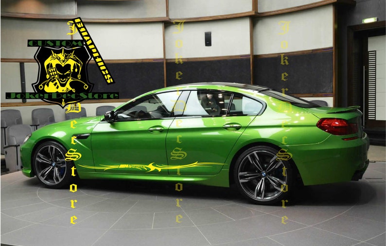 BMW M6 Trible Stickers Vinyl Graphics For BMW M6 graphics