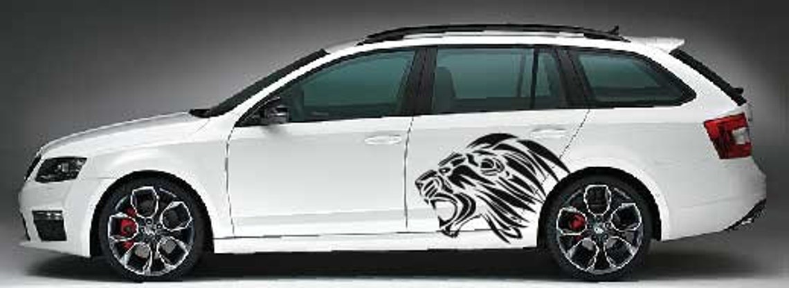 Lion Graphic Decal Vinyl Stickers for car Universal Vinyl | Etsy