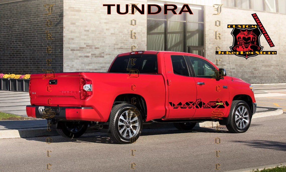 New Design for Toyota Tundra Tacoma TRD Pro Decals TRD | Etsy