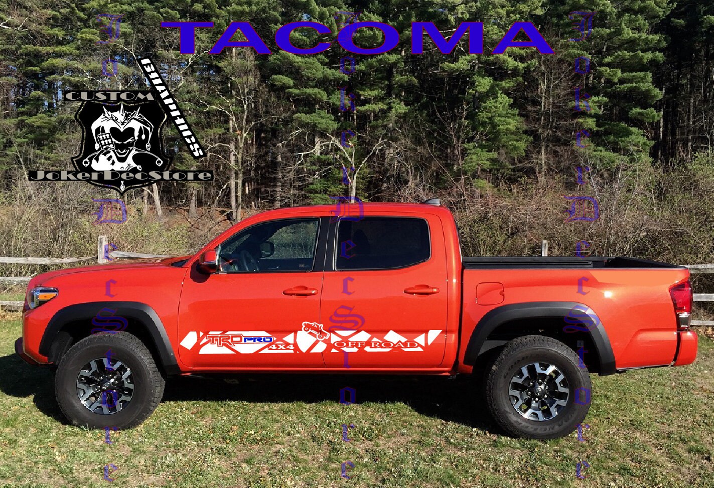 New Design for Toyota Tundra Tacoma TRD Pro Decals TRD | Etsy