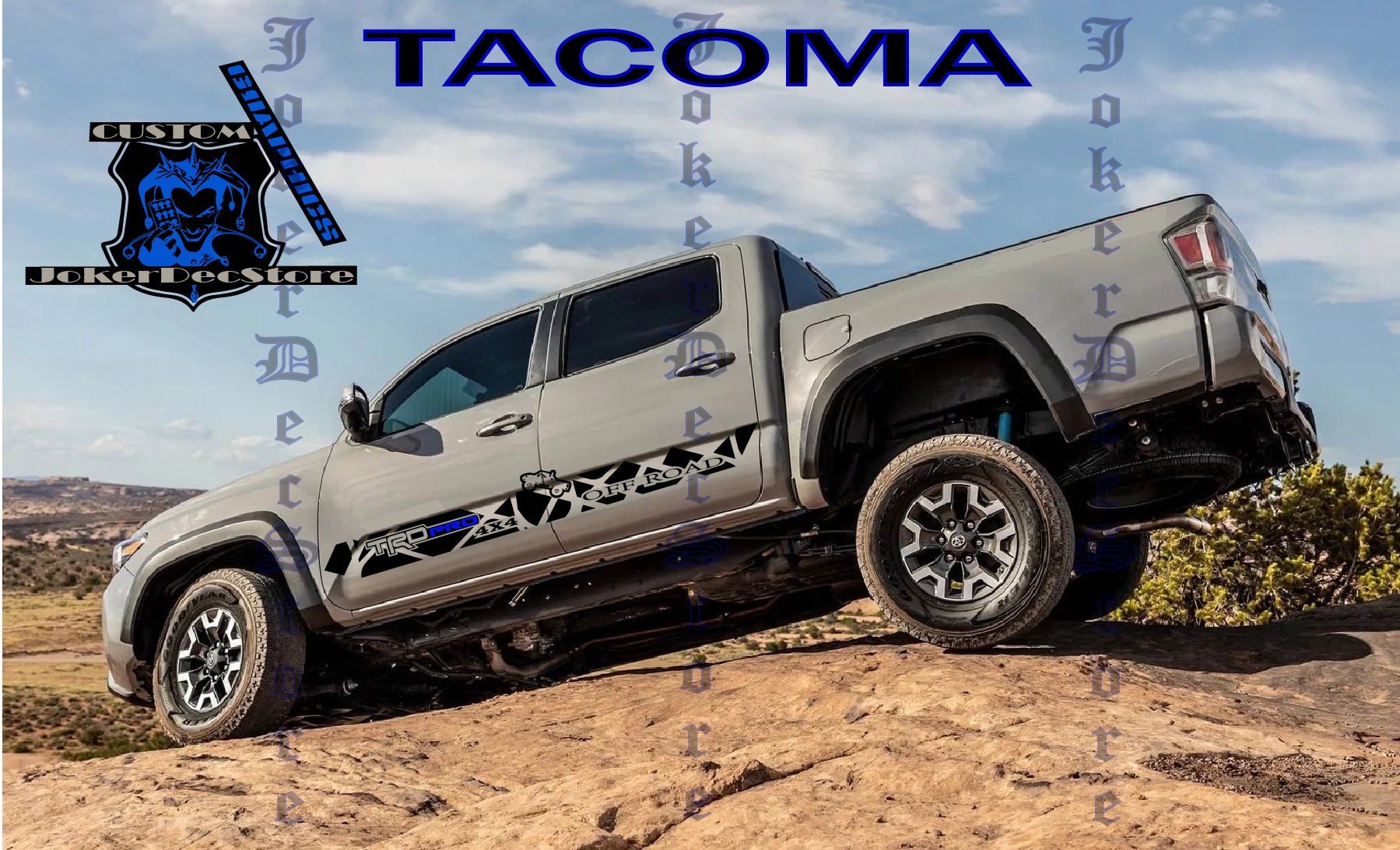 New Design for Toyota Tundra Tacoma TRD Pro Decals TRD | Etsy