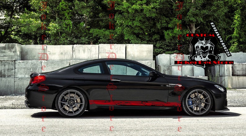 Husband Birthday Christmas Gifts for Boyfriend BMW M6 Side Door Stripe Custom kit Racing Stickers Set For BMW M6 graphics