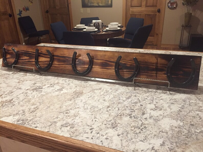 Horseshoe Hat Rack / Coat Rack Etsy