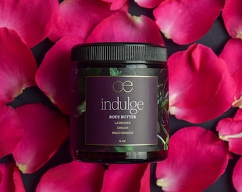 Indulge | Mango Shea Body Butter | Organic Ginger, Orange, Body Cream