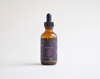 RESTORE Facial Oil | Natural Beauty | Vitamin Rich Facial Oil | Age Well Skincare | Plant-Based Skincare | Rosehip Aromatherapy Facial Oil