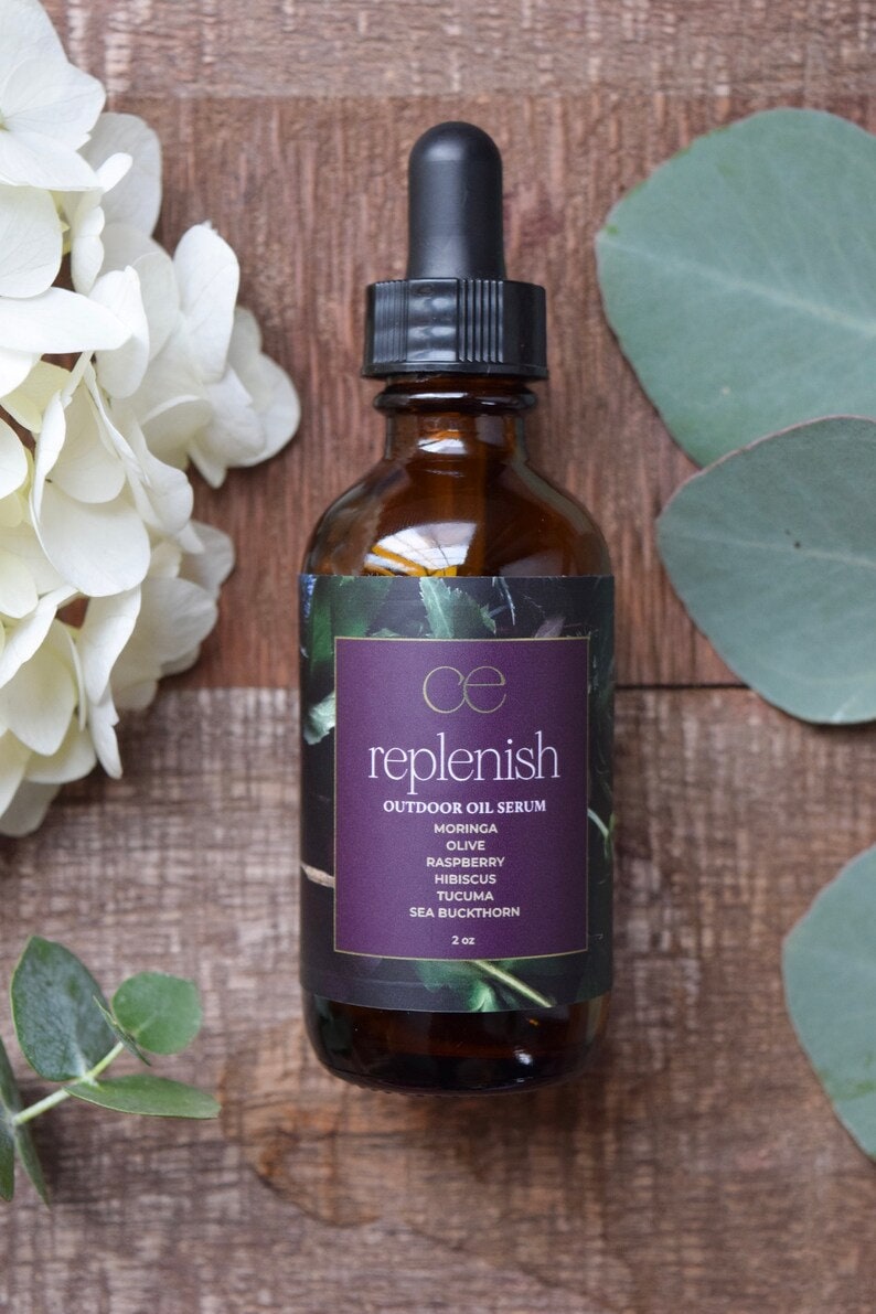 Replenish Facial Treatment Serum | Rich Facial Oil | Luxury Plant-based  Outdoor Skin Shield - Etsy