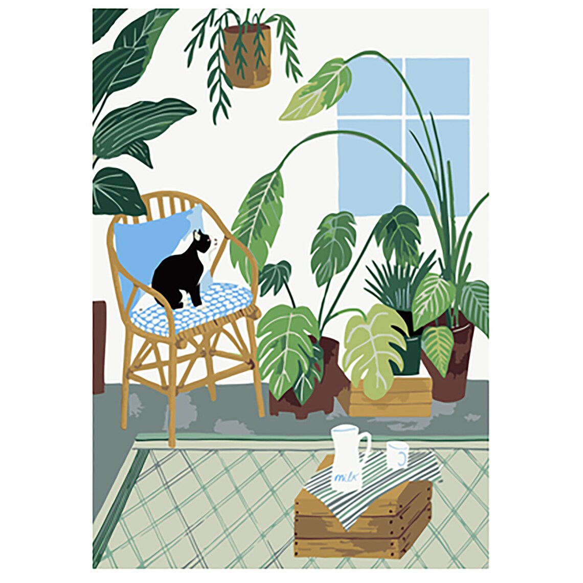 Malen sie nach Zahlen DIY Kit abstrakte DIY Farbe Farbe von | Etsy