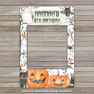 Halloween Photo Booth Prop, Halloween Selfie Frame Photo Prop ...