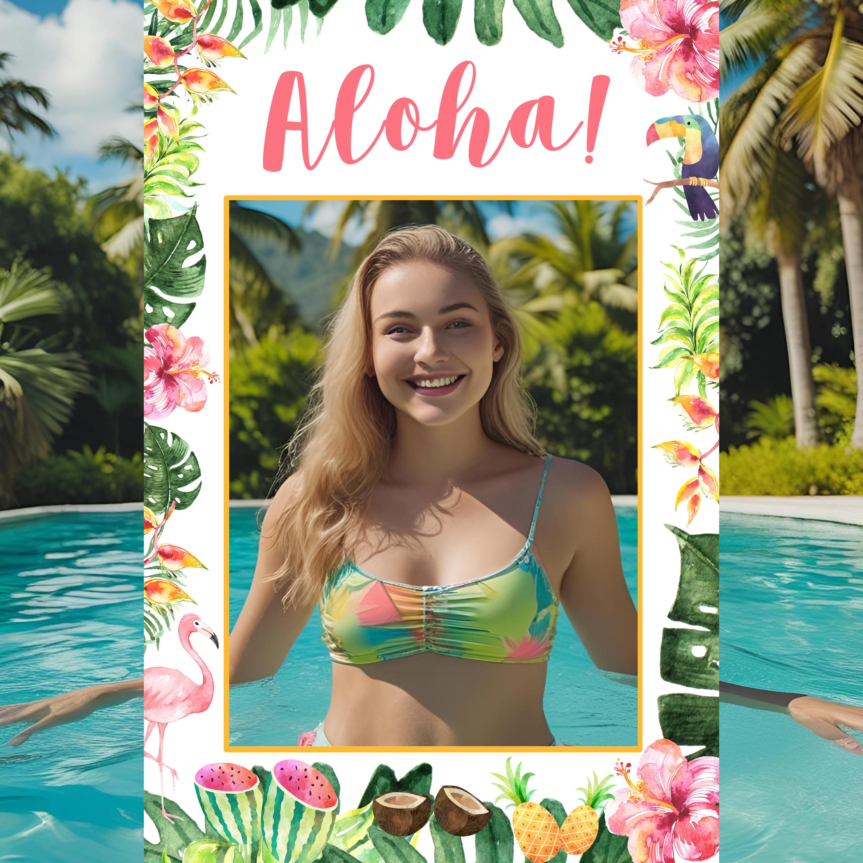 Hawaiian picture frame - Etsy 日本