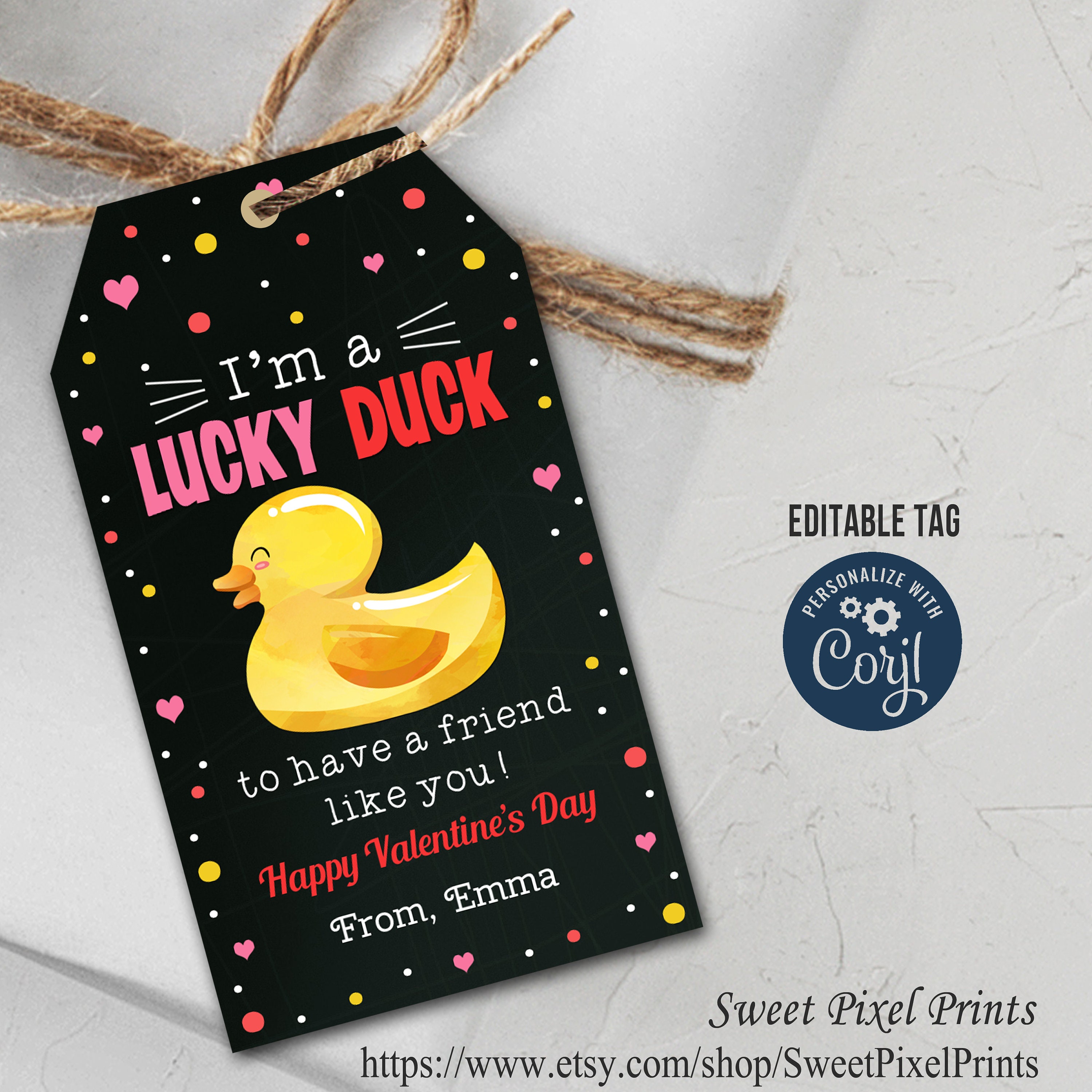 Duck Valentine - Etsy