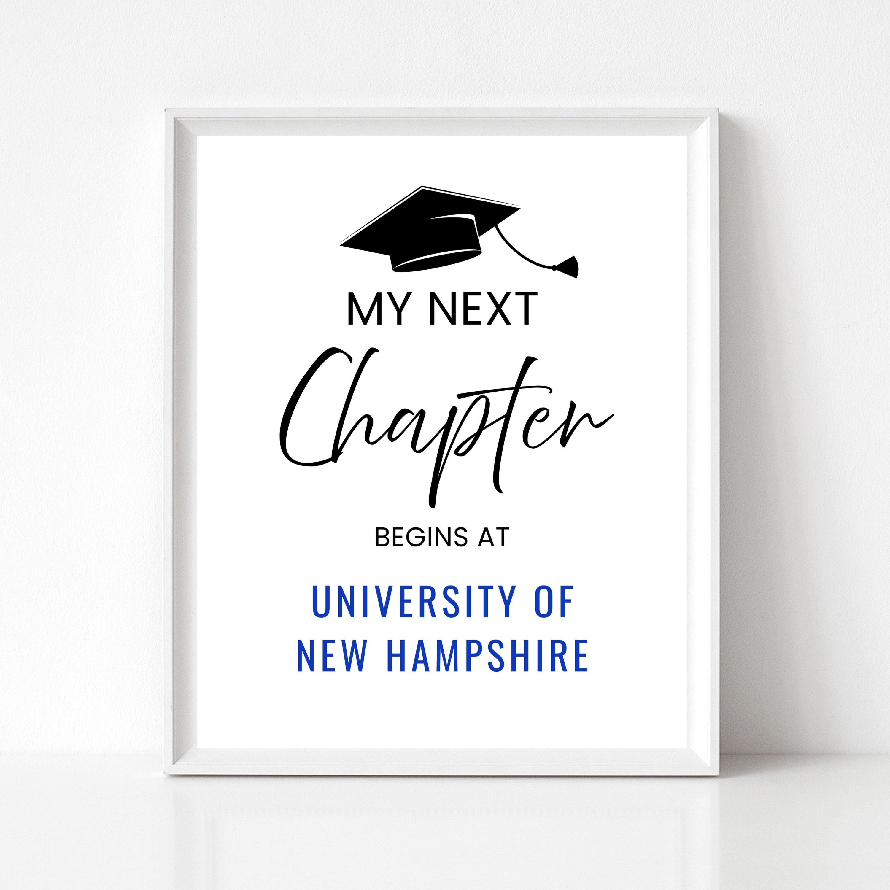 My Next Chapter Begins at Sign | Graduation Printable Decor | Instant ...