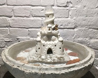 Water Fountain | Tabletop Fountain | Water Feature | Sand Castle