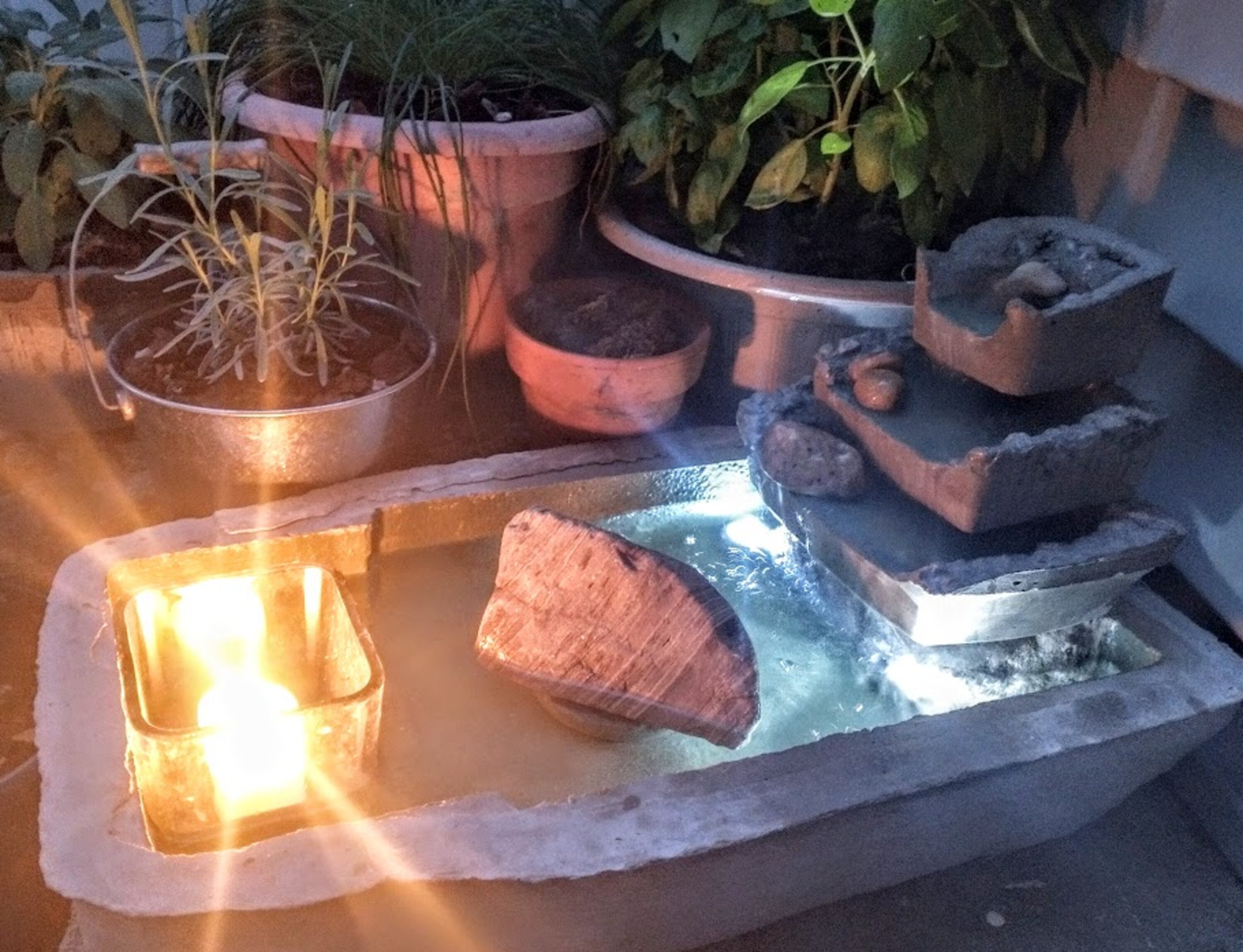 Waterfall Garden Fountain Garden Water-Feature The Falls | Etsy