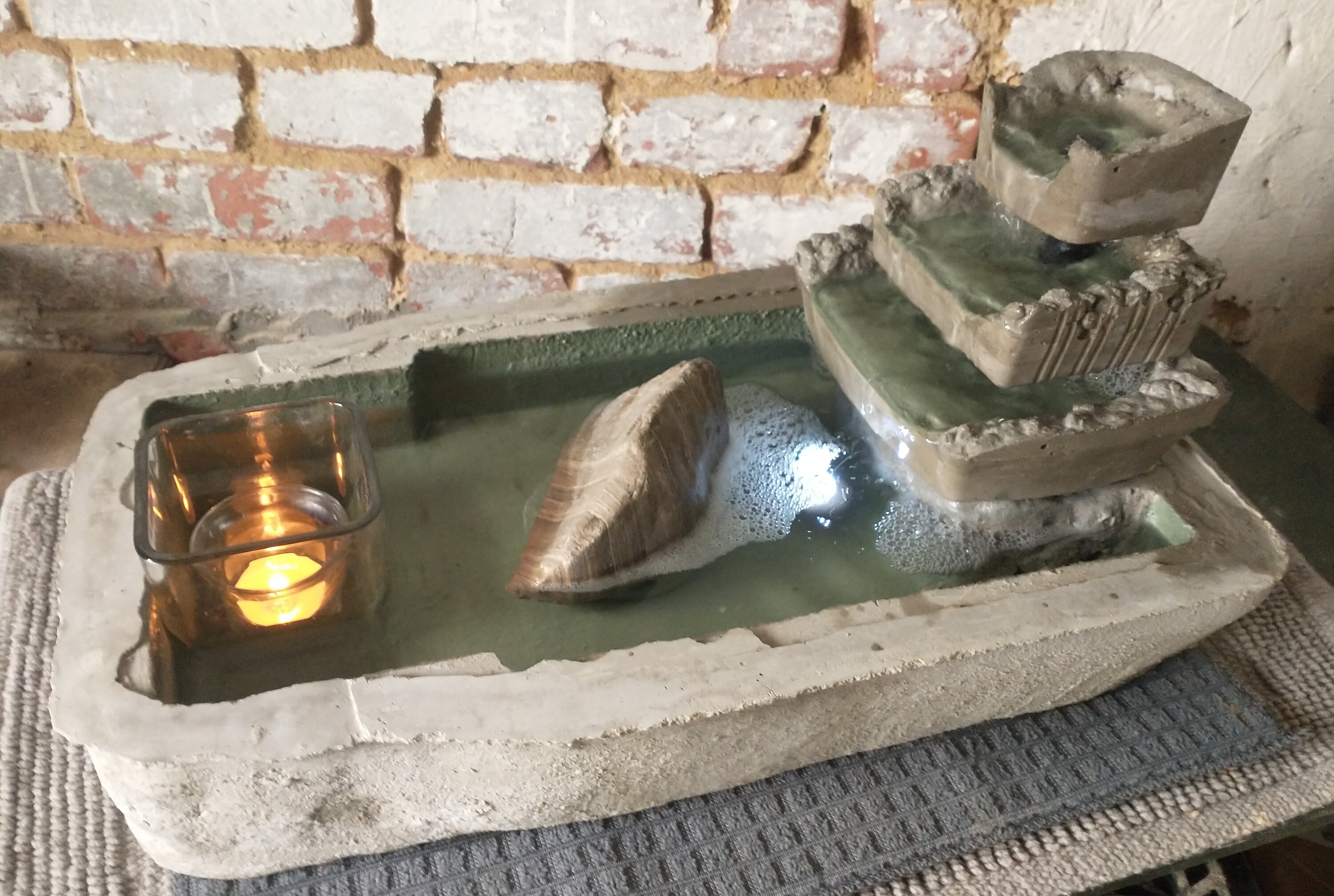 Waterfall Garden Fountain Garden Water-Feature The Falls | Etsy