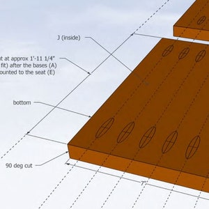 Modern Adirondack Chairs & Table DIY Plans image 6